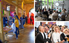 Fotocollage: Jugendforum im Landkreis Ludwigslust-Parchim - Gallerywalk, Workshop und Landrat Stefan Sternberg