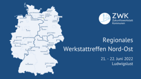 Deutschlandkarte mit eingezeichneten Clustern und Modellkommunen