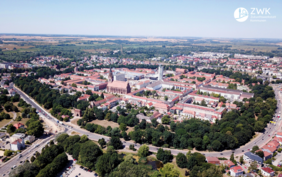 Luftansicht der Stadt Neubrandenburg