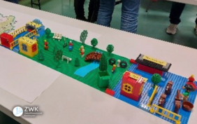 Zielbild aus Legobausteinen der Gemeinde Helbedündorf