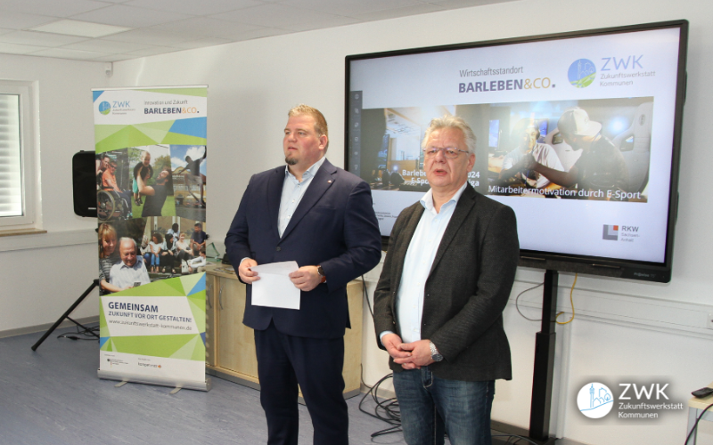 Barleben Masters: Bürgermeister Frank Nase Sven Fricke (BL Unternehmerbüro und Gebäudemanagement)
