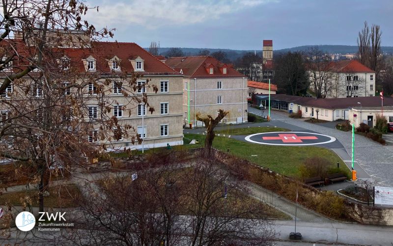 Foto vom staedtischen Krankenhaus Dresden Trachau