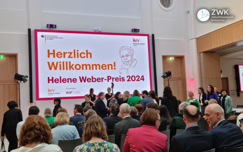 Foto: Am 22. März wurde im Bundesministerium für Familie, Senioren, Frauen und Jugend (BMFSFJ) in Berlin der Helene Weber Preis verliehen. 