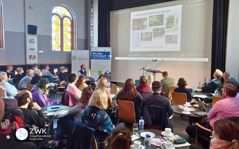 Foto der Fachwerkstatt „Gemeinsam Wohnen, Teilen und Transformieren: Nachhaltige Ideen für Quartiere und Wohnraum“
